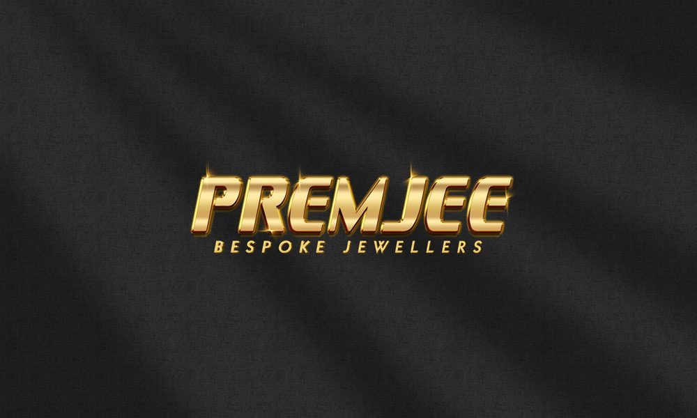 Premjee Bespoke Jewellers logo design with a modern and sophisticated look.